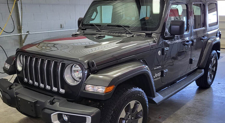 Jeep front view